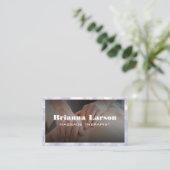 マッサージセラピスト | 予約カード 名刺 (スタンド正面)