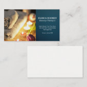 マッサージセラピスト |健康と健康 |スパ 名刺 (正面/裏面)