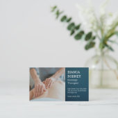 マッサージセラピスト |健康と健康 名刺 (スタンド正面)