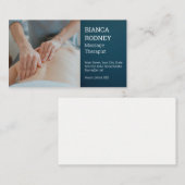 マッサージセラピスト |健康と健康 名刺 (正面/裏面)