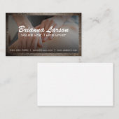 マッサージセラピスト | 健康衛生 名刺 (正面/裏面)