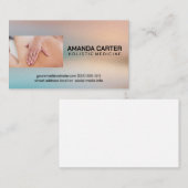 マッサージセラピスト |医学ホリスティック剤 名刺 (正面/裏面)