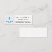 マッサージセラピスト | 医療 スキニー名刺 (正面/裏面)