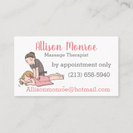 マッサージセラピスト 名刺