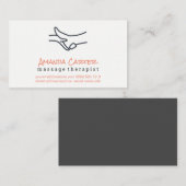 マッサージセラピスト |物理セラピスト 名刺 (正面/裏面)