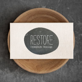 マッサージセラピスト&瞑想先生 名刺
