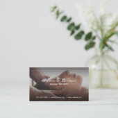 マッサージセラピスト | 頭部マッサージ 名刺 (スタンド正面)