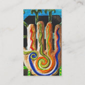 マッサージセラピスト、Bodywork、リフレクソロジー 名刺 (裏面)