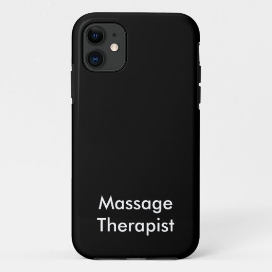 マッサージセラピスト Case-Mate iPhoneケース (裏面)