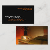 マッサージセラピスト(RMT)の名刺 名刺 (正面/裏面)