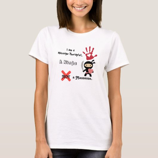 マッサージセラピスト Tシャツ (正面)