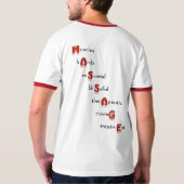 マッサージセラピスト Tシャツ (裏面)