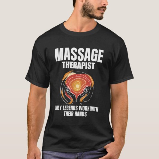 マッサージセラピスト Tシャツ (正面)