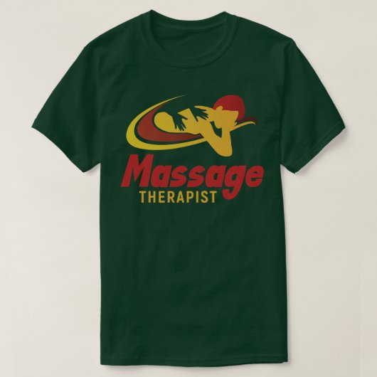 マッサージセラピスト Tシャツ (デザイン正面)