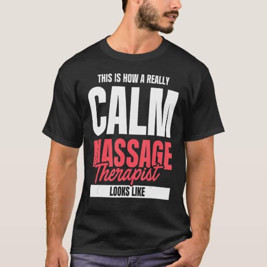 マッサージセラピスト Tシャツ (正面)
