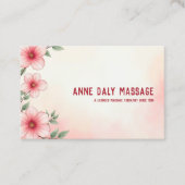 マッサージセラピストQR 名刺 (正面)