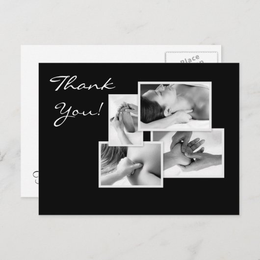 マッサージセラピーありがとうはがき ポストカード (正面/裏面)