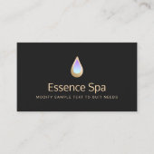 マッサージセラピーアロマセラピースパ 名刺 (正面)