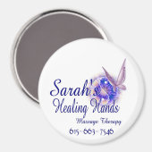 マッサージセラピーインフランクリンテネシー マグネット (正面/裏面)