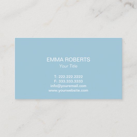 マッサージセラピーエレガントブルーロータスフローラスパ 名刺