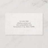 マッサージセラピーエレガントリネンプロフェッショナル 名刺 (裏面)