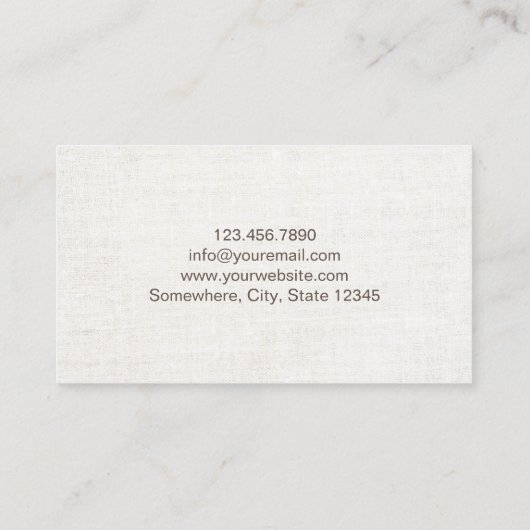 マッサージセラピーエレガントリネンプロフェッショナル 名刺 (裏面)