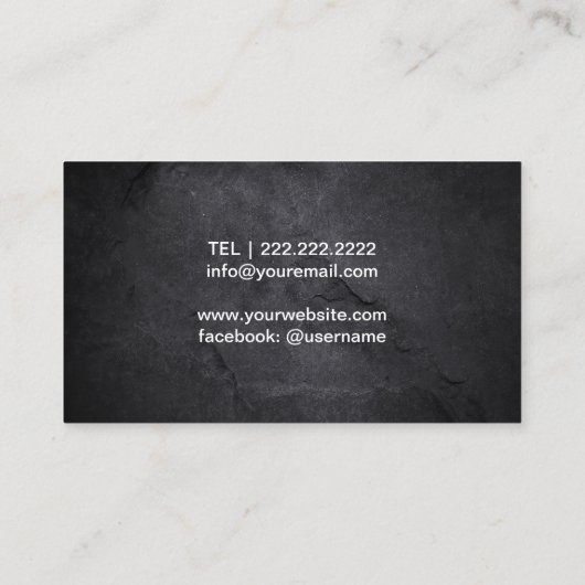 マッサージセラピーエレガントロータスヒーリングサロン 名刺 (裏面)