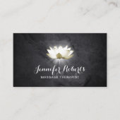 マッサージセラピーエレガントロータスヒーリングサロン 名刺 (正面)