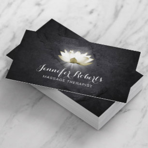 マッサージセラピーエレガントロータスヒーリングサロン 名刺