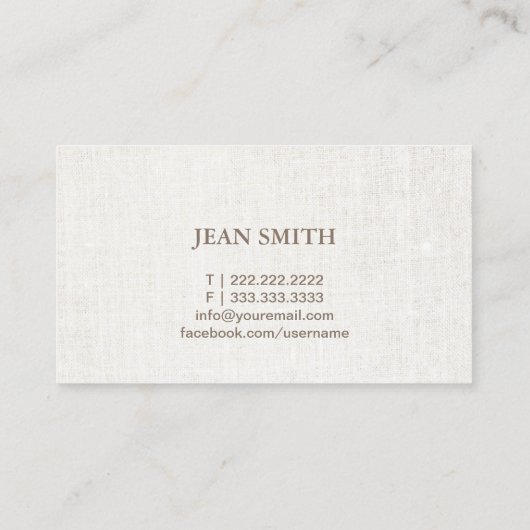 マッサージセラピーエレガントロータスフラワーズサロンスパ 名刺 (裏面)