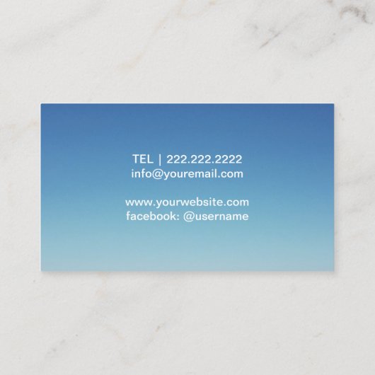 マッサージセラピーエレガント美しいスパ&サロン 名刺 (裏面)