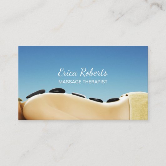 マッサージセラピーエレガント美しいスパ&サロン 名刺 (正面)