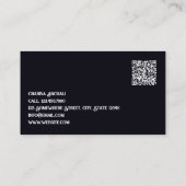 マッサージセラピーカスタムQR 名刺 (裏面)