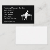 マッサージセラピークラシック名刺 名刺 (正面/裏面)