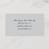 マッサージセラピーグレーカーブ&ブラックストーンカード 名刺 (裏面)