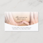 マッサージセラピーサロンスパアポイントメント 予約カード (正面)