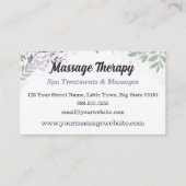 マッサージセラピーサービス 名刺 (正面)