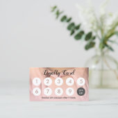 マッサージセラピースパ10パンチ顧客ロイヤリティ ロイヤリティカード (スタンド正面)