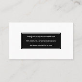 マッサージセラピーセッション | スパ 名刺 (裏面)