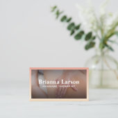 マッサージセラピーセッション | 背中マッサージ 名刺 (スタンド正面)