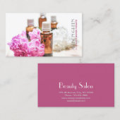 マッサージセラピーナチュラルエッセンシャル油アロマセラピー 名刺 (正面/裏面)