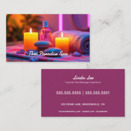マッサージセラピーネオン 名刺