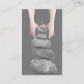 マッサージセラピーハンズバランスロックウェルネススパ 名刺 (正面)
