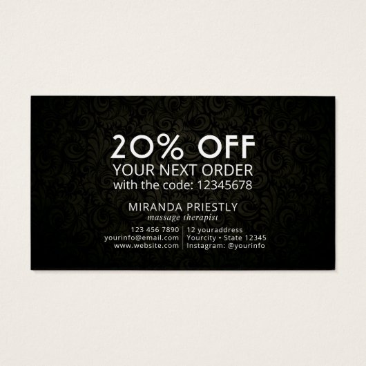 マッサージセラピーヒーリングハンズエネルギースパありがとう (裏面)