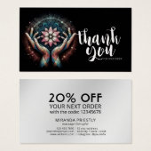 マッサージセラピーヒーリングハンズエネルギースパありがとう (正面&裏面)