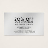 マッサージセラピーヒーリングハンズエネルギースパありがとう (裏面)