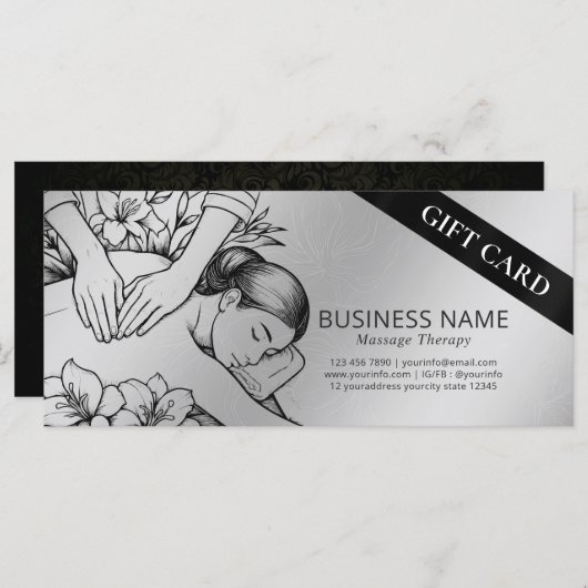 マッサージセラピーヒーリングハンズエネルギースパウェルネス (正面/裏面)