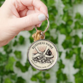 マッサージセラピーヒーリングハンズエネルギースパウェルネス キーホルダー (手)