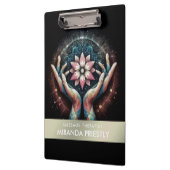 マッサージセラピーヒーリングハンズエネルギースパウェルネス クリップボード (左)