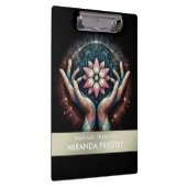 マッサージセラピーヒーリングハンズエネルギースパウェルネス クリップボード (右)